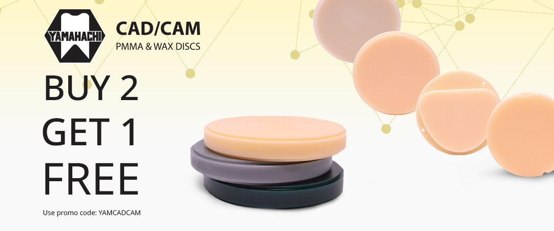 YAMAHACHI CAD/CAM PMMA & Wax Discs - Buy 2 Get 1 Free