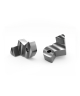 SWIVEL-TYPE LATCH TONGUE TITANIUM 2 pcs